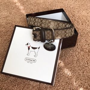 Coach dog collar